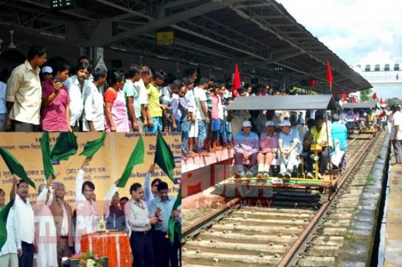Tripura witnessed Second phase of Modi Era : Agartala-Udaipur Train service gets momentum with CRS inspection held : Act East Policy in full Action as Safety Commissioner expressed satisfaction over Agartala-Udaipur rail-line works